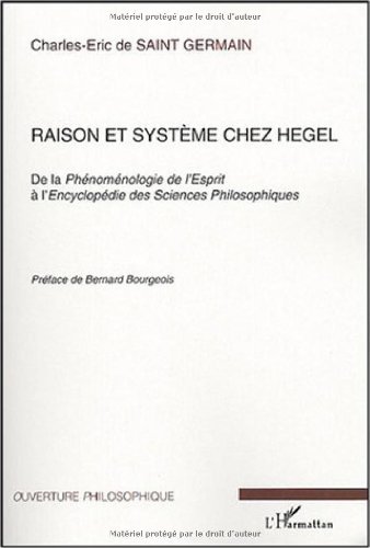 Download Raison et systÃ¨me chez Hegel (French Edition)