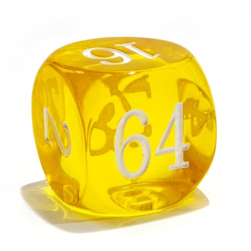 1pc 30mm Doubling Cube Translucent Amber