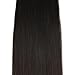 Ugeat 20inch 50g 1g/s Micro Ring Hair Extensions Human Hair Darkest Brown Color Real Human Hair Micro Ring Loop Hair Extensions