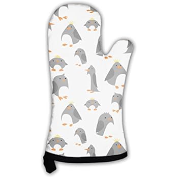 Gear New Oven Mitt, Pattern with Cute Penguins, GN2897