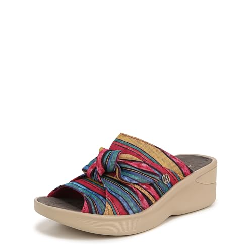 BZees Womens Smile Slingbacks Sandal, Raspberry, 9 US at Amazon
