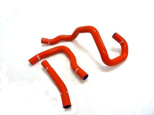 OBX Performance Reinforced Silicone Radiator Hose Set 2007-2013 Lancer EVO 10 X Red