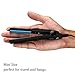 BERTA 0.5 in Mini Hair Straightener Ceramic Tourmaline Hair Flat Iron for Travel, Black