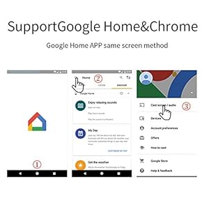 Adattatore Display HDMI Wireless 4K HDR, 1080P Adattatore Display HDMI Wireless Ricevitore Dongle WiFi Streaming con… - immagine 4