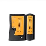 HUACAM HCT08 Network Lan Cable Tester, RJ45/RJ11/RJ12 CAT5 CAT6 UTP Test Tool