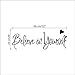 AmazingWall 8x22 Believe in Yourself Wall Sticker Quote Inspiration Letters Office Living Room Bedroom Peel and Stick