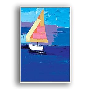 Framed Canvas Wall Art for Living Room, Bedroom Minimalist Abstract Canvas Prints for Modern Home Decoration Ready to Hang - 16"x24" inches