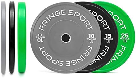 Color Bumper Plate Sets/Virgin Rubber w/Steel Insert/Low Odor + Dead Bounce/Olympic Weightlifting, & Strength Training Equipment