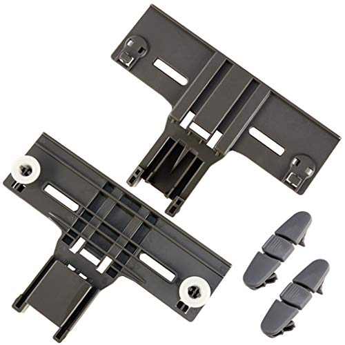 UPGRADED W10350375 Dishwasher Top Rack Adjuster and W10508950 Dishwasher Stop Track For