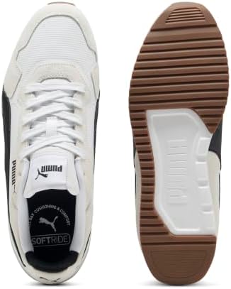Ténis unissex Softride St Miler, Vapor Gray Puma Preto Puma Branco, 38 EU