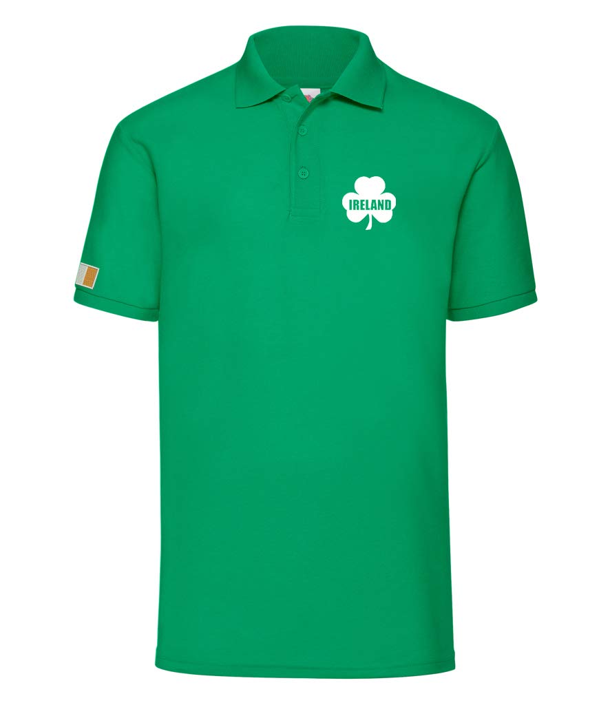Super Lemon Ireland Rugby Polo Shirt - Vintage Green, Unisex Design for Men & Women | Perfect for Irish Rugby Fans | Sizes up to 3XL | Ideal for 6 Nations & World Cup (M)