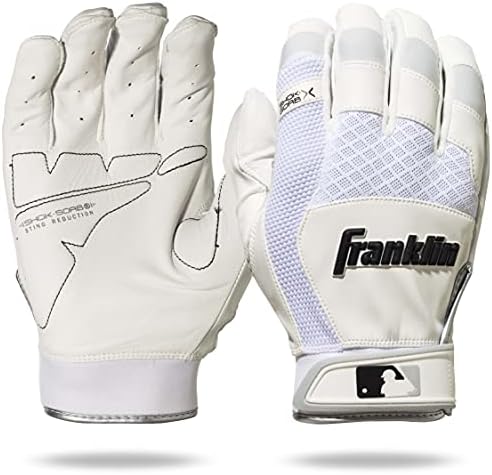Franklin Sports MLB Shok-Sorb X Baseball Batting Gloves