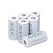 Rechargeable Cr123a Battery,AVEKI 650mah 3.7v Cr123a 16340 Li-ion Rechargeable Battery +Charger, Perfect Power For Flashlight, Photo Camera (6pack)
