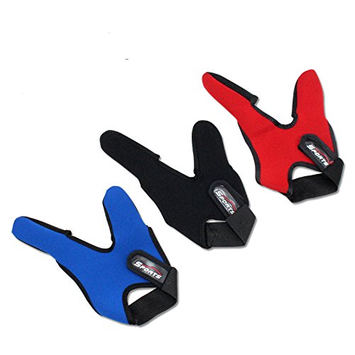Professional Thumb + Index Finger Neoprene Glove for Fishing - Black