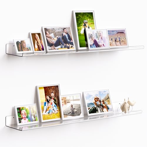 Upsimples 35.5" Acrylic Shelves