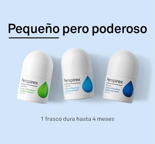 ® | Strong | Desodorante Antitranspirante Axilas Roll On con Elevada Eficacia y Efectividad Anti Sudor hasta 5 días | Para Personas que Sufren de Sudoración Severa | 20 Ml