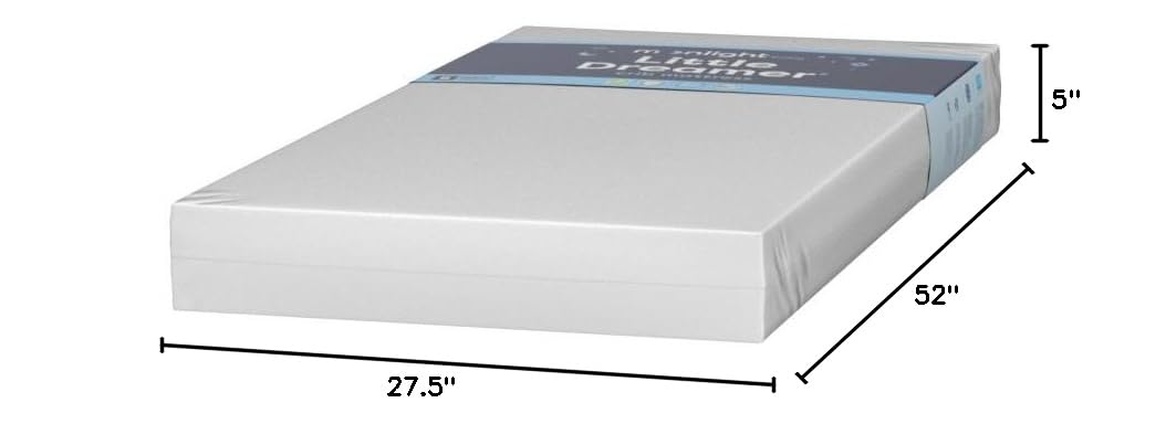 Moonlight Slumber Little Dreamer Crib Mattress – Dual-Sided Baby and Toddler Mattress, Firm Infant Support, Waterproof and Hypoallergenic, 5