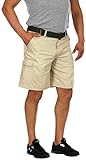 Men's Cargo Shorts in Khaki and Navy Blue with Comfortable Stretch Fit Sides