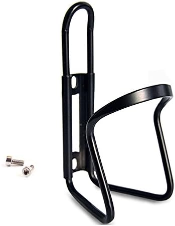 Xinzechen Aluminum Alloy Bike Bicycle Cycling Water Bottle Holder Rack Cages for MTB/Road/BMX with Screws Black