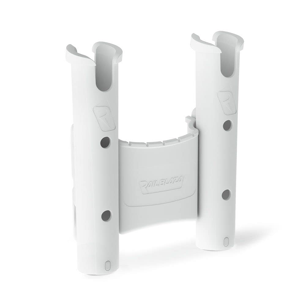 Railblaza RodStow Rod Holder Dual with caddy White