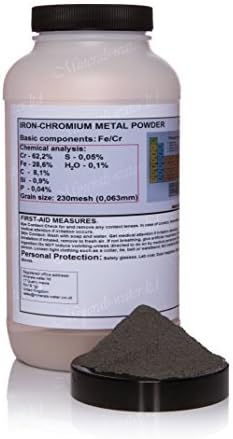 Minerals-water.ltd 250g Iron-chromium Metal Powder Super Fine