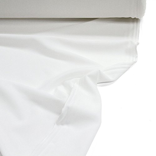 Woven Fusible Interlining Fabric, White, By the Yard