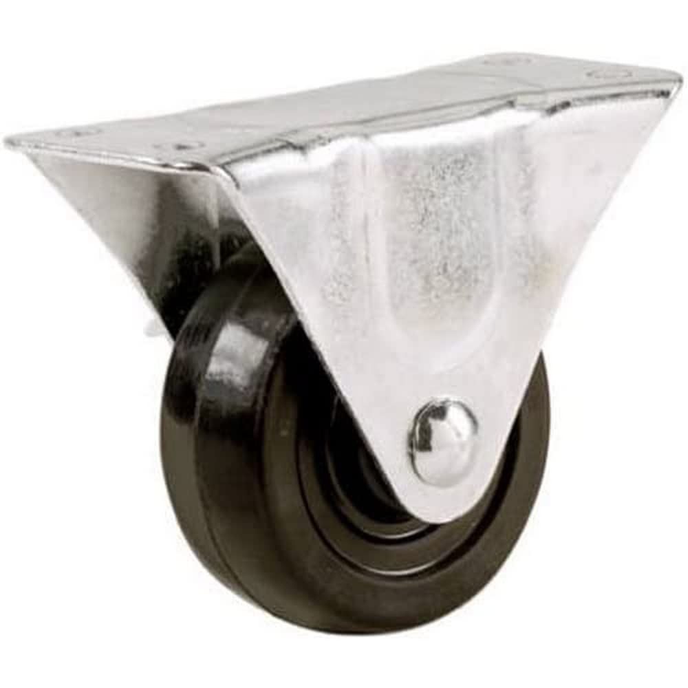 Shepherd Hardware 9482 Heavy Duty Fixed Caster, Black, 64mm, 2.5"