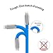 Atomtech Iphone Cable,2 pack 6 ft Zinc Alloy Plug Fast Charging Cord,TPE 8pin Lighting to USB Cable Charger,Compatible with iphone 7/7p,/6s/6s plus,6/6p,5s/5,ipad,ipod and more (Blue)