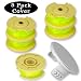 Newjinda [5 Pack+1 Cover] Line String Trimmer Replacement Spool for Ryobi One Plus+ 18V 24V 40V, 11ft 0.080" Autofeed Weed Eater String, (5 Spool, 1 Trimmer Cap)