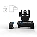 SOUFORCE Flip Up BUIS Picatinny Rail Mounted Backup Iron Sights for Rifle Includes Front Sight Adjustment Tool for Picatinny Rail and Weaver Rail