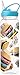 iscream 'Pastel S'mores' Flip-Top, BPA Free, 21.9 oz Water Bottle