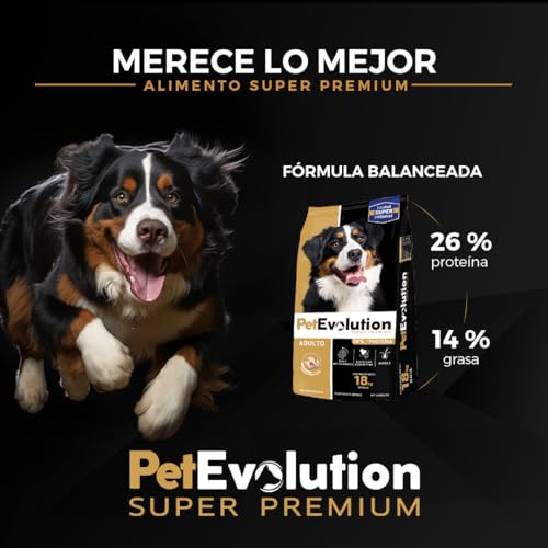 PETEVOLUTION SUPER PREMIUM Alimento Super Premium para Perro 18KG