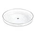 mDesign Plastic Lazy Susan Turntable Food Storage Container for Cabinets, Pantry, Refrigerator, Countertops - Spinning Organizer for Spices, Condiments, Baking Supplies - 9