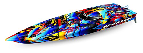 Traxxas spartan rc race boat, rock n  roll
