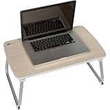 Rapahan Large Aluminum Folding Laptop Desk, Beech