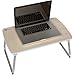 Rapahan Large Aluminum Folding Laptop Desk, Beech