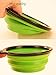 Tiger Mama Collapsible Dog Bowls, Set of 6, Silicone BPA Free Foldable Travel Dog Bowl for Feed and Water
