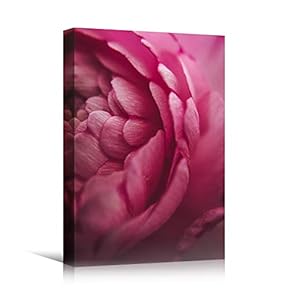 signwin Canvas Wall Art Pink Petal Close Up...