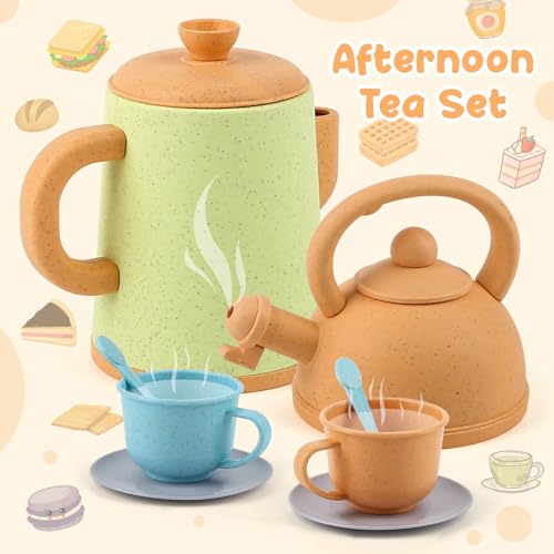 Dreamon Kitchen Toy for Children Set 31 Pieces Kitchen Accessories Children Pots and Pans Toy Gameplay Safe and Durable Gifts for Baby Girl of 3 4 5 6 Years Old