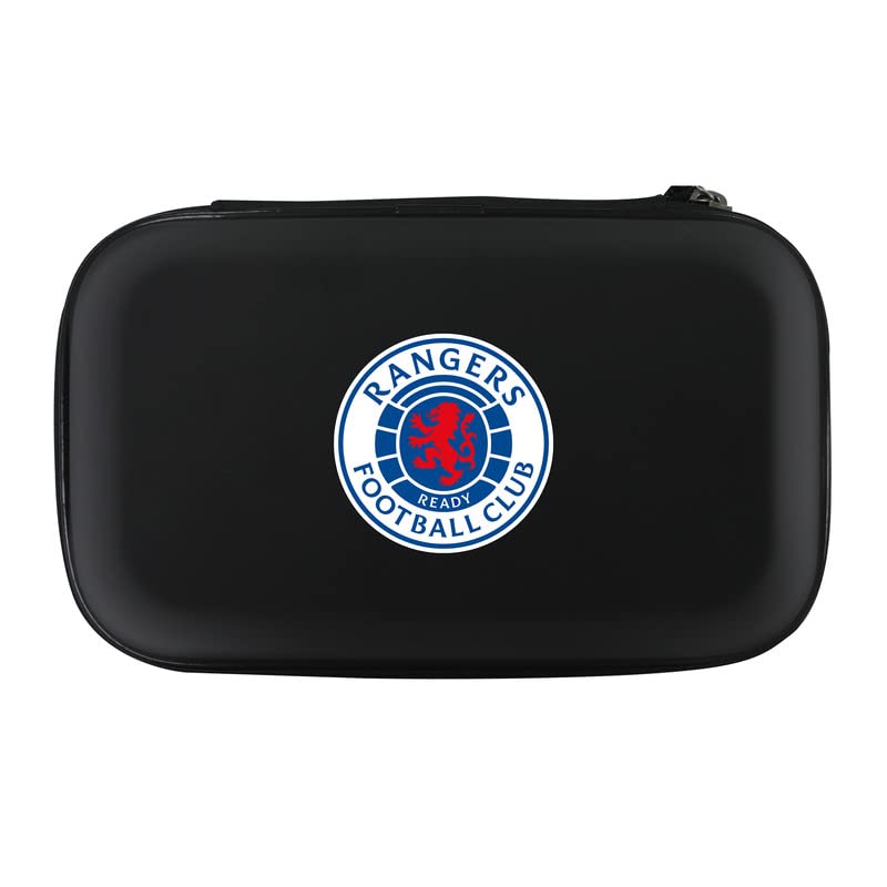 FOCO Officially Licensed Glasgow Rangers Football Club Dart Case Storage Wallet, Crest, Black (W498)