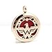 Birsppy Wonder Aromatherapy Power Necklace, USA Eagle Freedom Pendant, Chenier Design Rose Gold Gift Jewelry