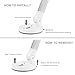 Adjustable Phone Stand, GVDV Foldable Desk Phone Mount Sturdy Cradle with Strong Suction Cup, Holder for iPhone 7 6 6s Plus 5 5s 5c Charging