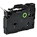 GREENCYCLE 4 Pack Compatible for Ptouch 12mm 0.47 Laminated White Tape AZe-231 TZ-231 TZe-231 TZ Label Tape Black on White Label Maker Tape for PT-D210 D200 H100 H110 PT-D220 PT-D400 D600