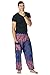 Harem Pants Unisex Geometric Mandala Harem Pants for Men & Women in Blue