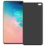 Galaxy S10 Plus Privacy Screen Protector, SPCOE 2-Way Anti Spy Defender 9H Hardness Case Friendly Anti Peeking Tempered Glass Screen Protector for Samsung Galaxy S10 Plus /S10+ (Black)