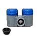 Yardeen Mechanical Water Sprinkler Timer Two Outlet Garden Hose Controller Color Blue
