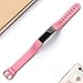 GreenInsync for Alta HR Band, Fitbit Alta HR Replacement Band Small Accessory Watch Buckle Wristbands for Fitbit Alta/Fitbit Alta HR Strap Bracelets W/Same Color Metal Clasp and Fastener (Pink)