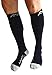 Compression Socks for Women & Men by A-Swift - Easywear Series - Best For Running, Athletic Sports, Crossfit, Flight Travel - Suits Nurses, Maternity Pregnancy, Shin Splints (Black & Grey, L/XL)