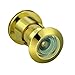 TOGU TG3828NG-SC Brass UL Listed 220-degree Door Viewer with Heavy Duty Privacy Cover for 1-3/5