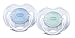 Philips AVENT Translucent Orthodontic Infant Pacifier, Green/Blue, 0-6 Months